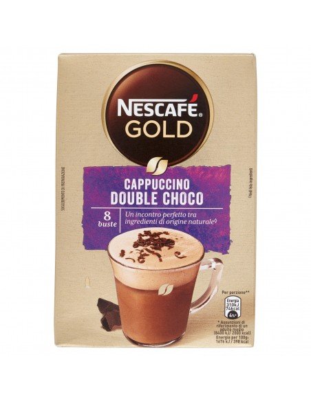 8 bustine Cappuccino Double Choco Nescafè Gold