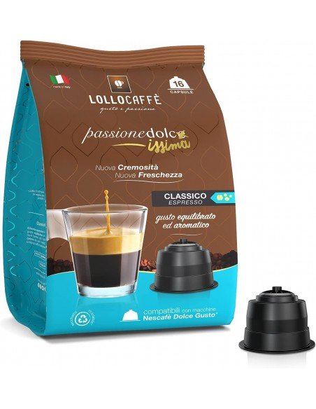 96 Kapseln Nescafé Dolce Gusto Kaffee LOLLO Classic