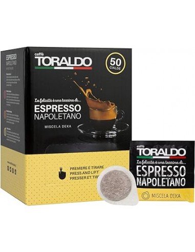 50 Coffee Pods Toraldo Decaffeinated Blend