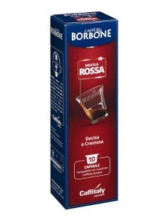 Compatibili 10 Capsule Caffitaly®* - Miscela Rossa Caffè Borbone