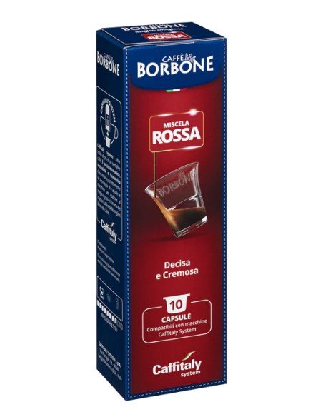 Compatibili 10 Capsule Caffitaly®* - Miscela Rossa Caffè Borbone