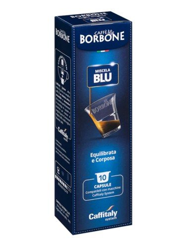 10 Capsule Caffitaly®* - Miscela Blu Caffè Borbone