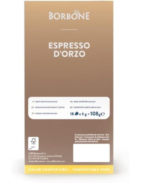 copy of 18 ESE pods 44mm Borbone Espresso Barley