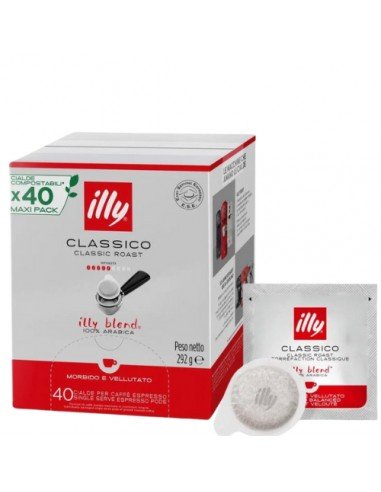 Compatibili 40 Cialde Caffè Illy tostato CLASSICO