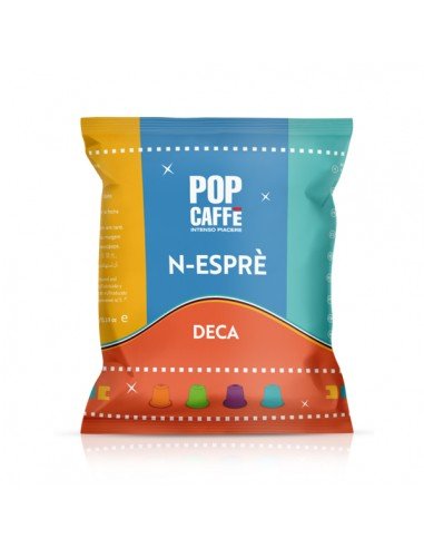 10 Kapseln Nespresso Pop Kaffeemischung 4 entkoffeiniert