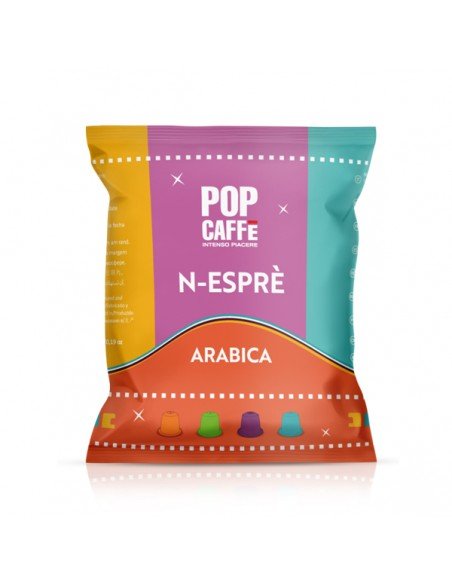 100 Capsule Nespresso N-Esprè Pop Miscela 3 Arabica