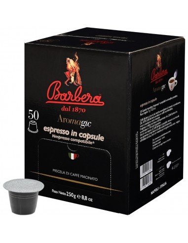 50 Capsule Compatibili Nespresso Caffè Barbera INTENSA