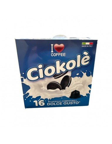 16 Capsule Aromatizzate I-coffee Compatibili DOLCE GUSTO Ciokolè