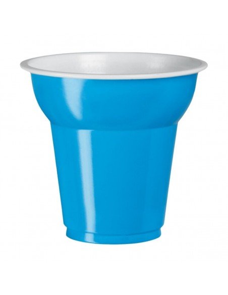 50 Bicchierini Caffè in Plastica 70 ml Aristea Azzurro