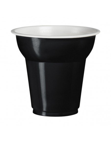 50 Bicchierini Caffè in Plastica 70 ml Aristea Nero