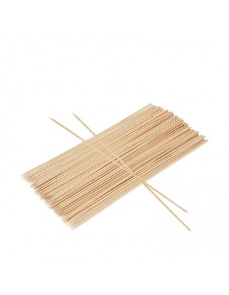 1000 Spiedini di legno da 20 cm con diametro di 3 mm - Stecconi in bamboo