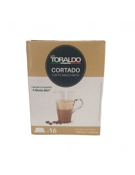 16 Capsule A Modo Mio Caffè Toraldo Cortado