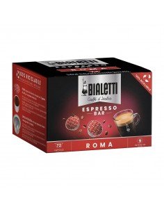 72 Capsule Originali Bialetti Roma Gusto Intenso Mokespresso