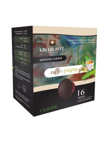 16 Capsule A Modo Mio Lollo Caffè e Ginseng