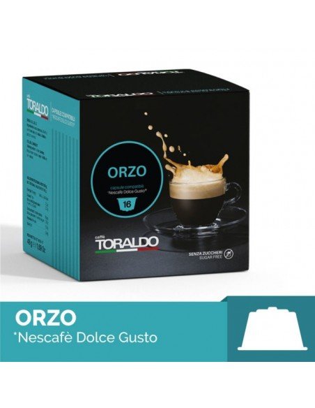 16 Capsules Nescafè Dolce Gusto Coffee Toraldo Orzo