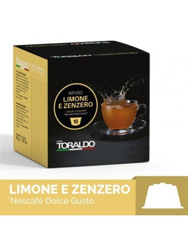 16 Capsules Nescafè Dolce Gusto Coffee Toraldo Infused Lemon