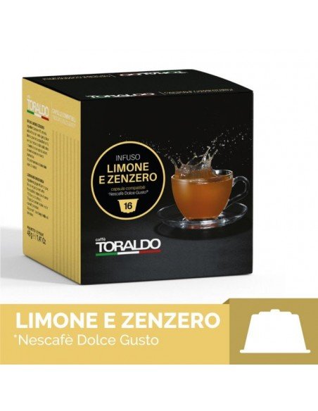 16 Capsules Nescafè Dolce Gusto Coffee Toraldo Infused Lemon