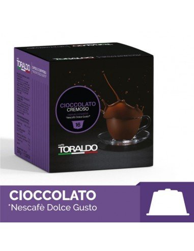 16 Capsules Nescafè Dolce Gusto Caffè Toraldo Creamy Chocolate
