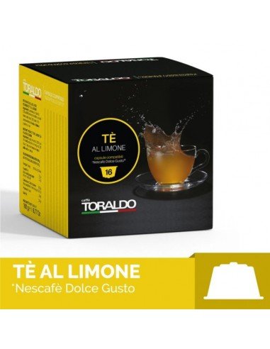 16 Capsules Nescafè Dolce Gusto Caffè Toraldo Lemon Tea