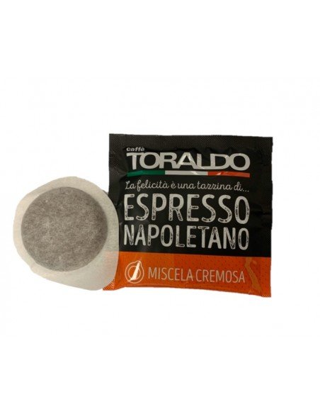 Compatibili 150 Cialde ESE 44mm Caffè Toraldo Miscela Cremosa