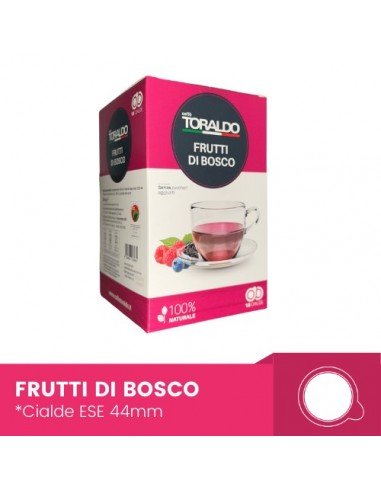 18 Cialde Caffè Toraldo Tisana Frutti di Bosco, ESE 44mm