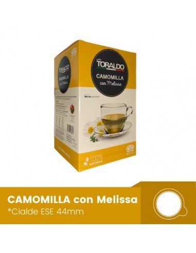 18 Cialde Caffè Toraldo Camomilla con Melissa