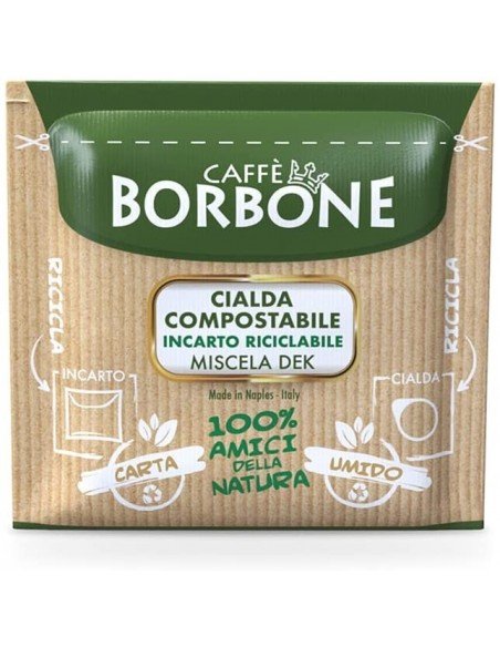Compatible with 150 Caffè Borbone decaffeinated pods
