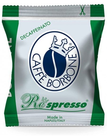 Compatible 100 Capsules Nespresso Caffè Borbone Blend Dek