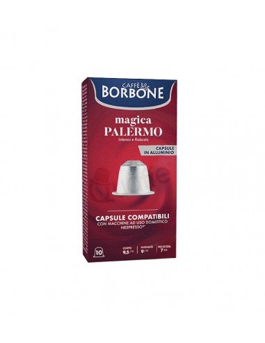 Compatible 100 Nespresso Aluminum Capsules Caffè Borbone