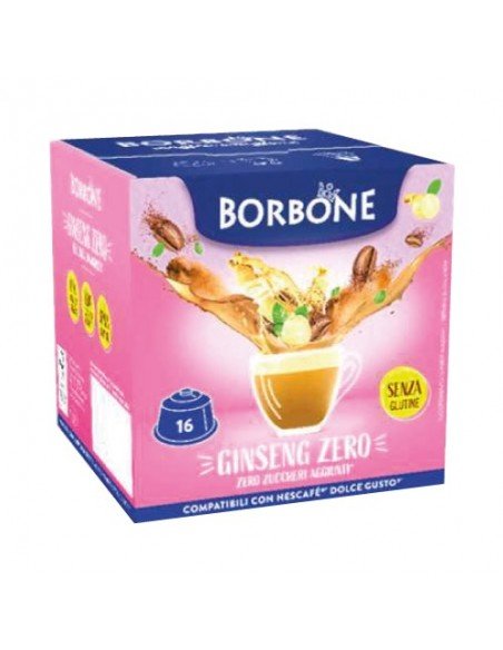 Compatible Capsules Nescafè Dolce Gusto Borbone Ginseng Zero