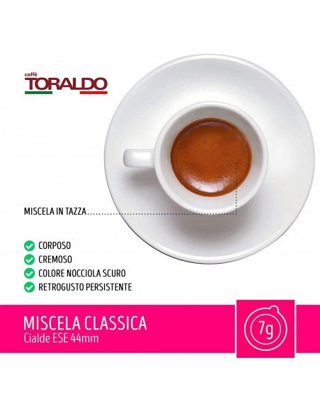 150 Coffee Pods Toraldo Classic Blend