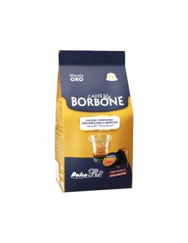 Compatible 90 Capsules Dolce Gusto Caffè Borbone Gold Blend