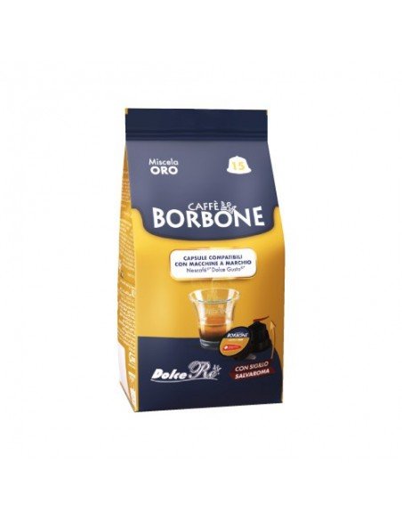 Compatible 90 Capsules Dolce Gusto Caffè Borbone Gold Blend
