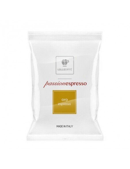100 Kapseln Nespresso Kaffee LOLLO Gold