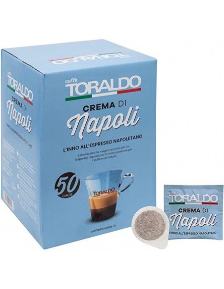 Compatibili 50 Cialde Caffè Toraldo Miscela Crema di Napoli