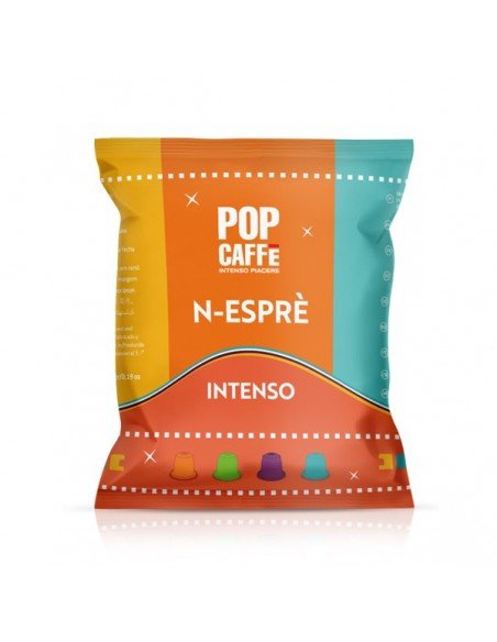 100 Capsules Nespresso Pop Caffè Blend 1 Intense