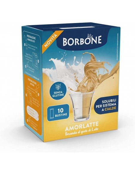 Compatible Caffè Borbone Latte - 10 sticks - Ideal for Systems