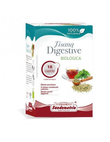 18 Pods ese 44 Sandemetrio Organic Digestive Herbal Tea