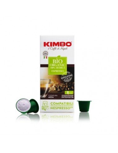 100 Kapseln Nespresso Kimbo Bio-Mischung
