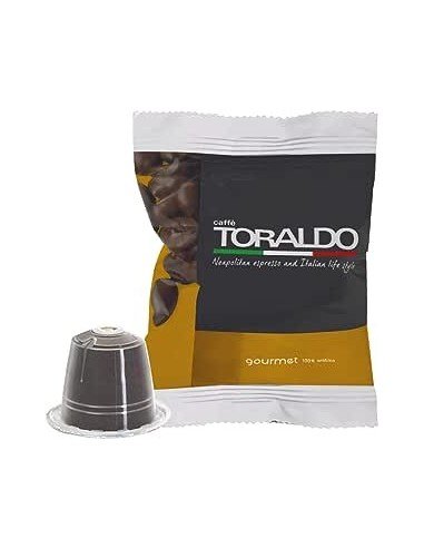Compatibili 100 Capsule Nespresso Toraldo Miscela Gourmet