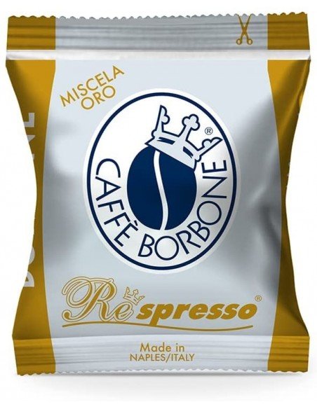 Compatible 100 Capsules Nespresso Caffè Borbone Gold Blend