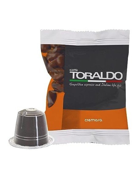 Compatibili 100 Capsule Nespresso Toraldo Miscela Cremosa