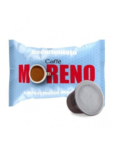 Compatibili 100 Capsule Nespresso Moreno Miscela Decaffeinata