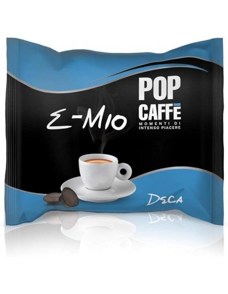100 Capsules E-Mio Pop Coffee Blend 4 Decaffeinated