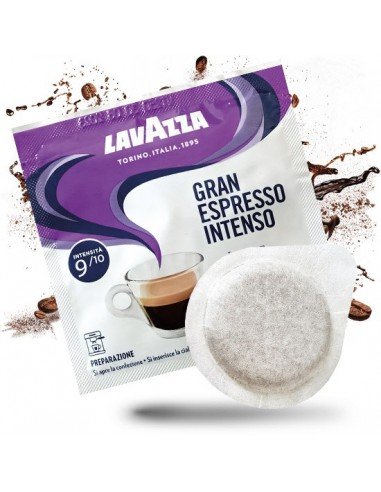 10 Papier Kaffeepads Lavazza Ese Gran Express Intensiv