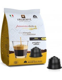 16 Kapseln Nescafé Dolce Gusto Kaffee LOLLO Gold