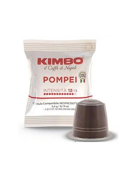 100 Capsule Nespresso Kimbo Miscela Pompei
