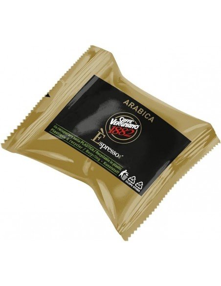 50 Nespresso Vergnano Compostable Gold Blend Capsules