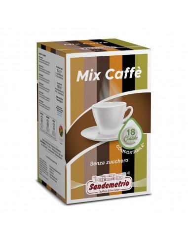 Compatibili 18 Cialde Mix di Caffè Aromatizzati San Demetrio in