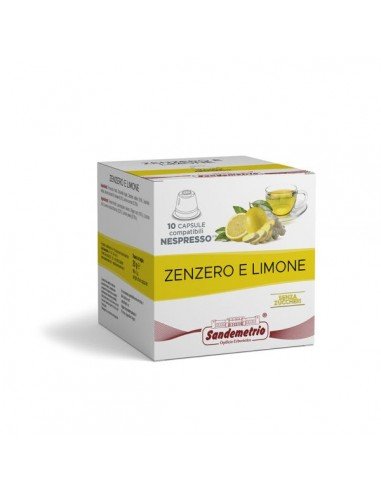 Compatibili 10 Nespresso Infuso Zenzero e Limone Sandemetrio